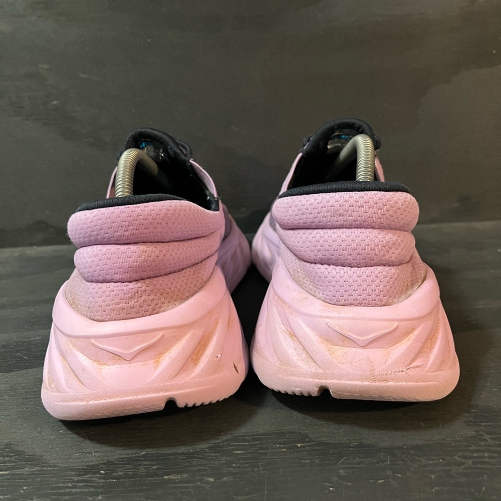 HOKA Ora One One Womens Size 11 Recovery Shoe 2 Violet Bloom Outerspace Shoes - Picture 4 of 8